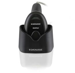 QuickScan QD2200, Front Facing, Black in Holder