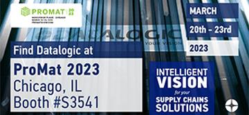 Datalogic delivers intelligent vision for your supply chain solutions to ProMat 2023