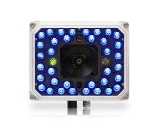 Matrix 320 ~ Front facing, white front, 36 blue LEDs with 1 green lite